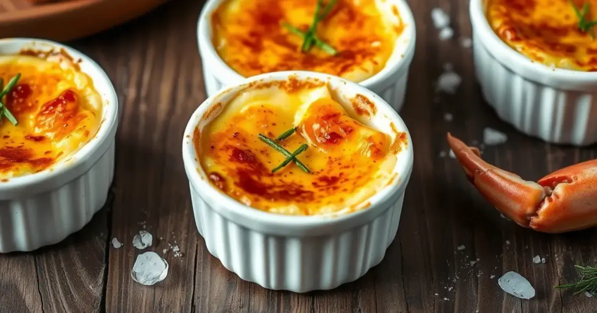 crab brulee recipe