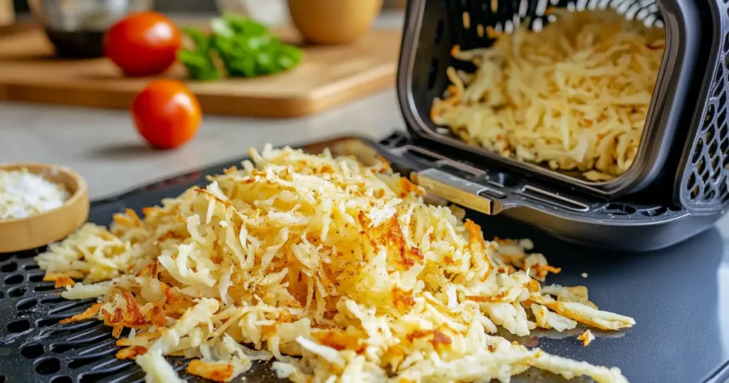 Perfectly Crispy Frozen Hash Browns in an Air Fryer