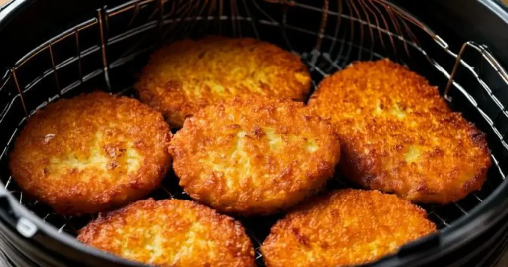 how to cook hash brown patties in the air fryer​