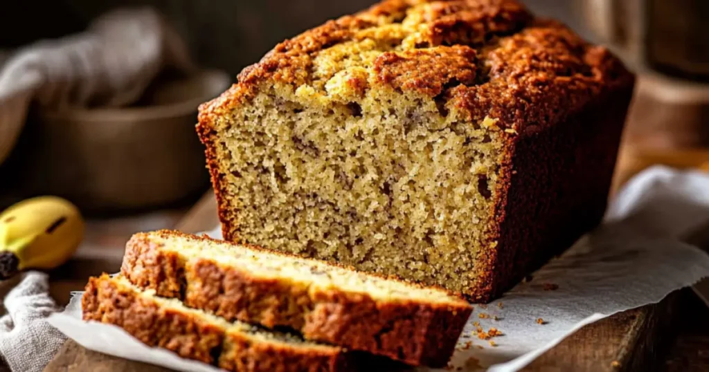 3 ingredient banana bread