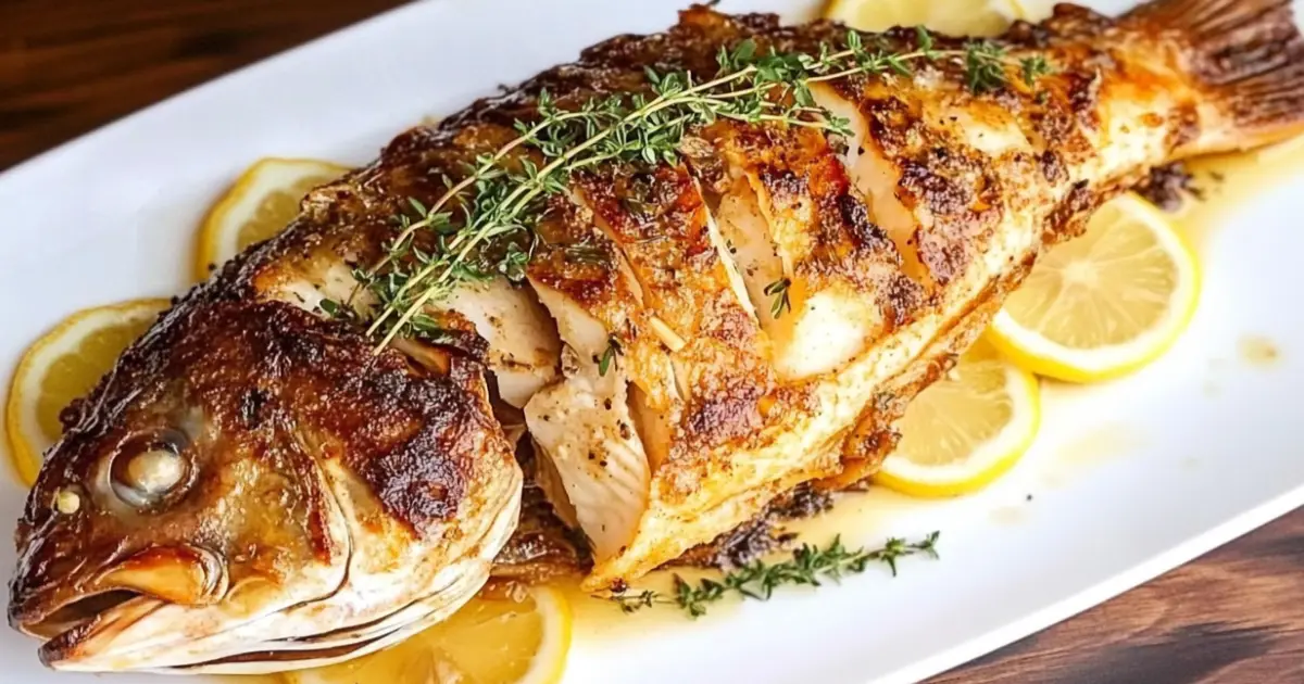 Crispy Pan-Seared Rockfish Fillets with Lemon and Herbs