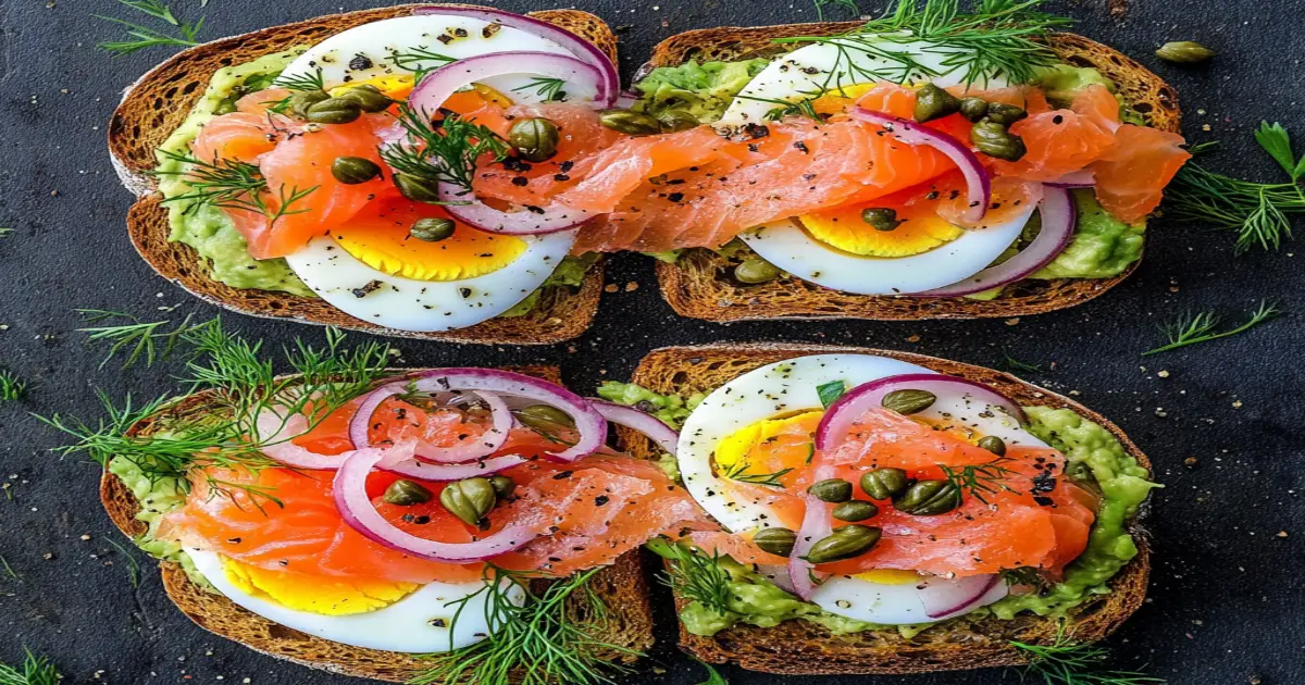 What goes well with smoked salmon